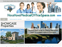 Tablet Screenshot of houstonsmedicalofficespace.com